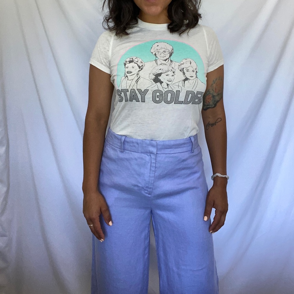 Jcrew pants + Golden Girls tee